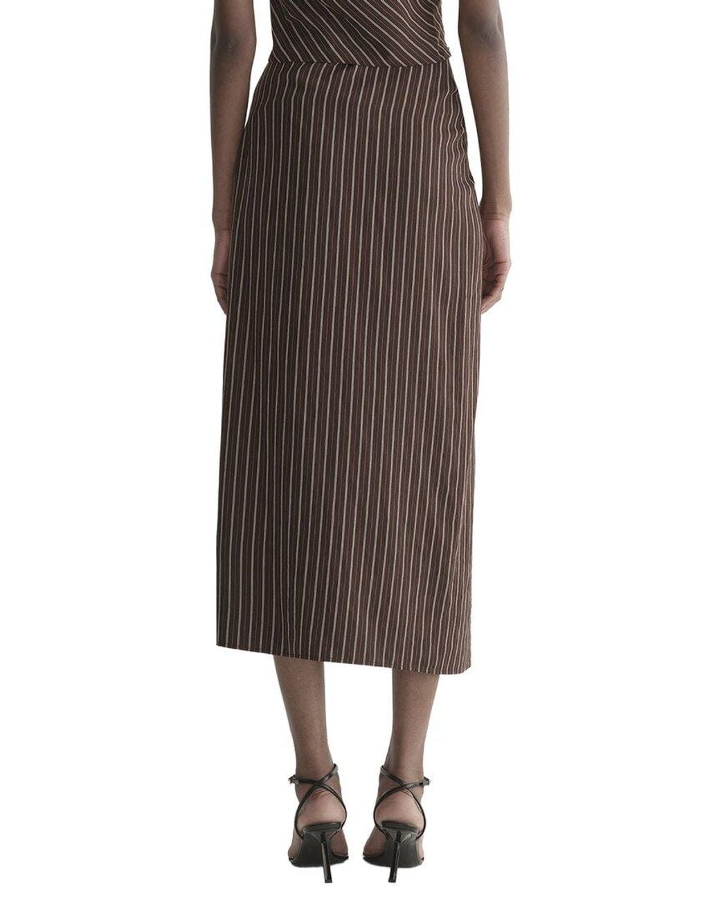 A.L.C. Brown Jean Skirt