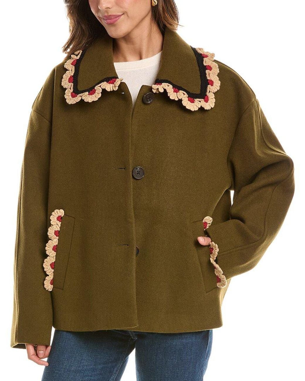 NVLT Green Cropped Jacket
