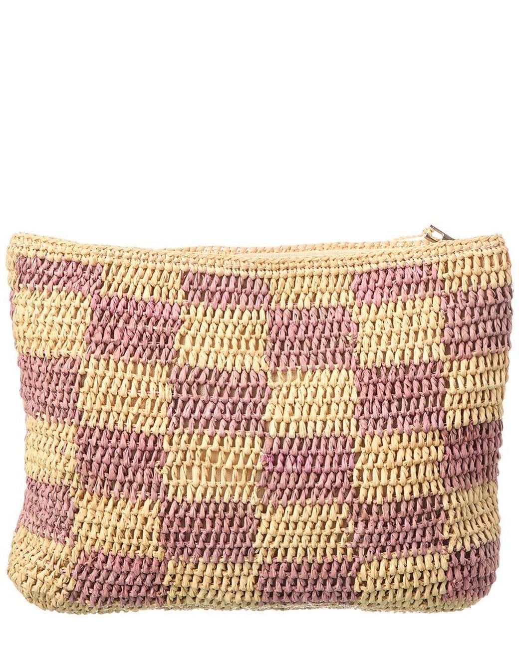 Mar Y Sol Pink Reese Clutch