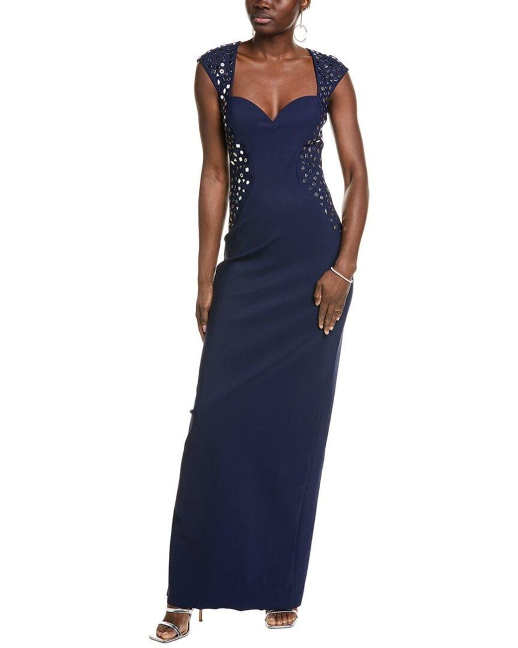 La Petite Robe Di Chiara Boni Blue Kingai Gown