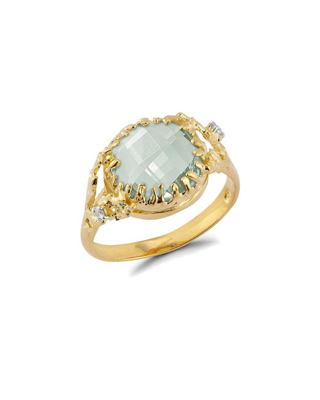 Reiss Metallic 14K 0.03 Ct. Tw. Diamond Ring