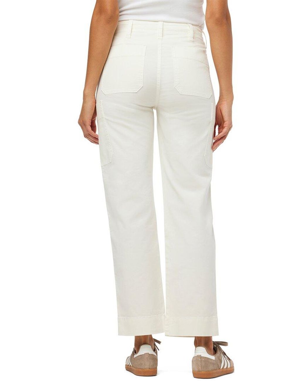 Joe's Jeans White The Utility High Rise Straight Leg Jean