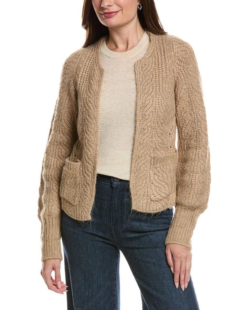 Wit & Wisdom Natural Patch Pocket Sweater