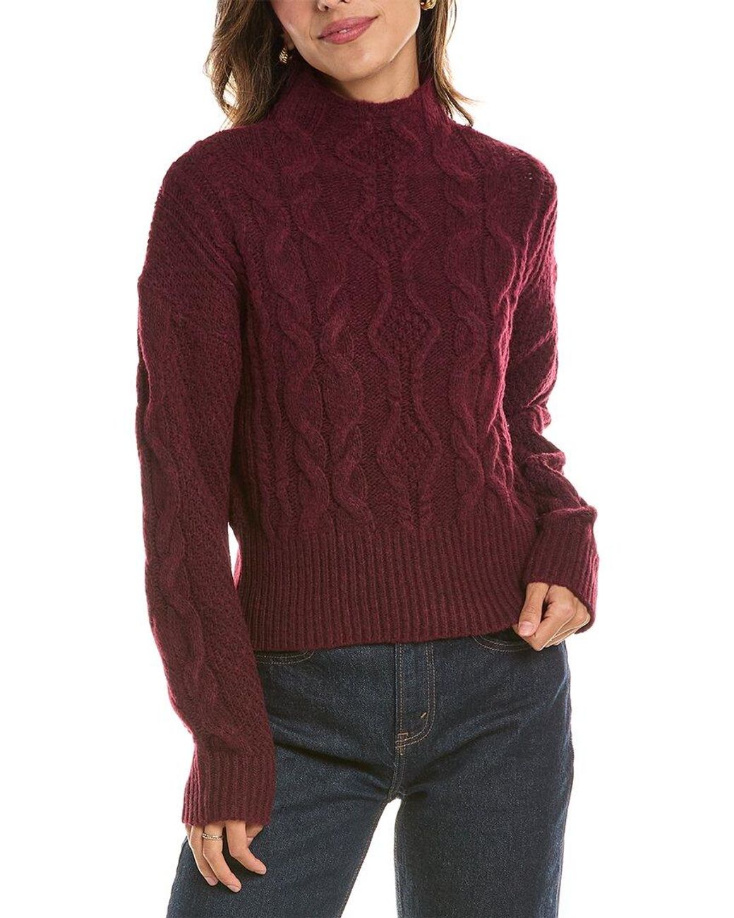 525 America Red Turtleneck Sweater