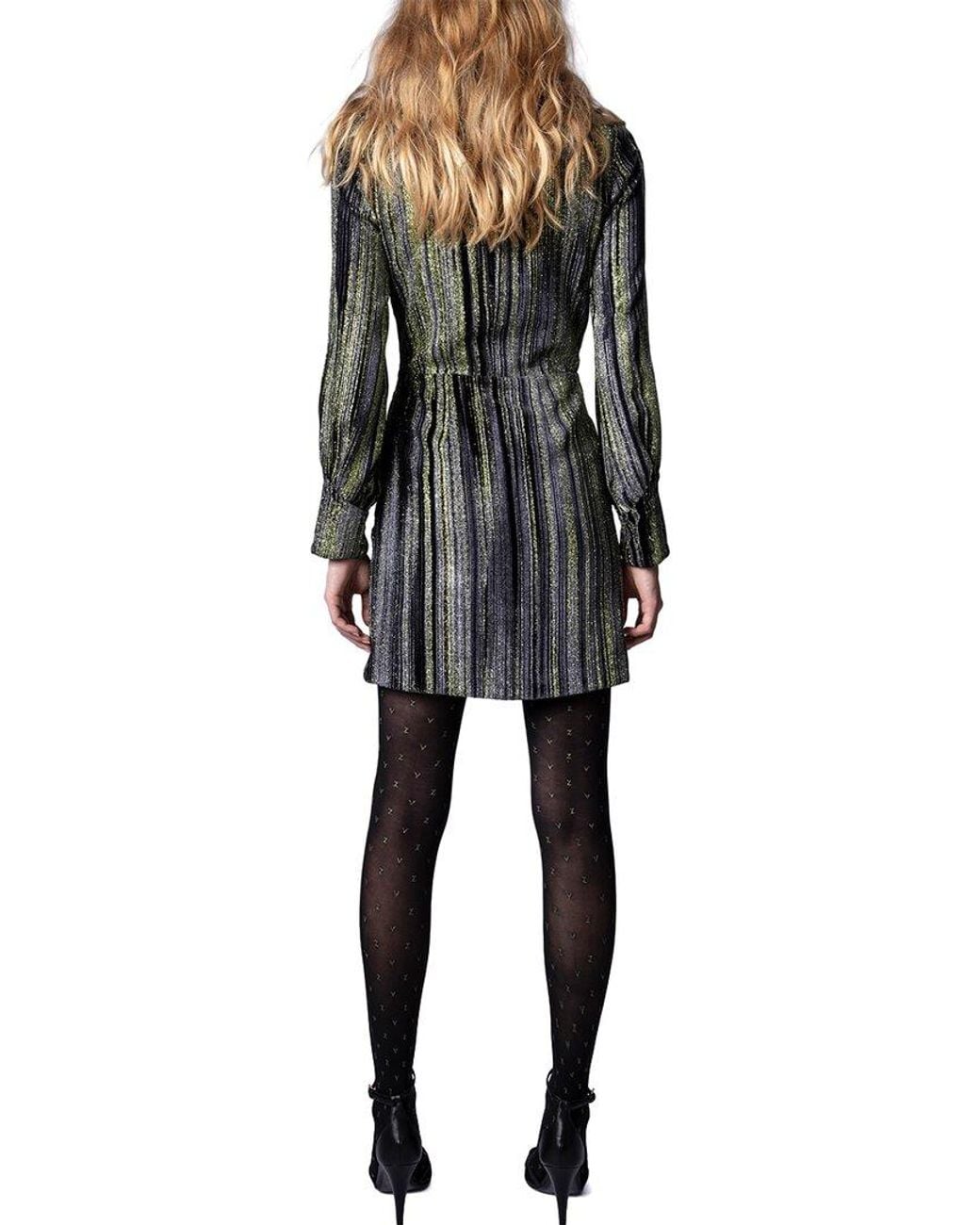 Zadig & Voltaire Black Rain Silk-blend Dress