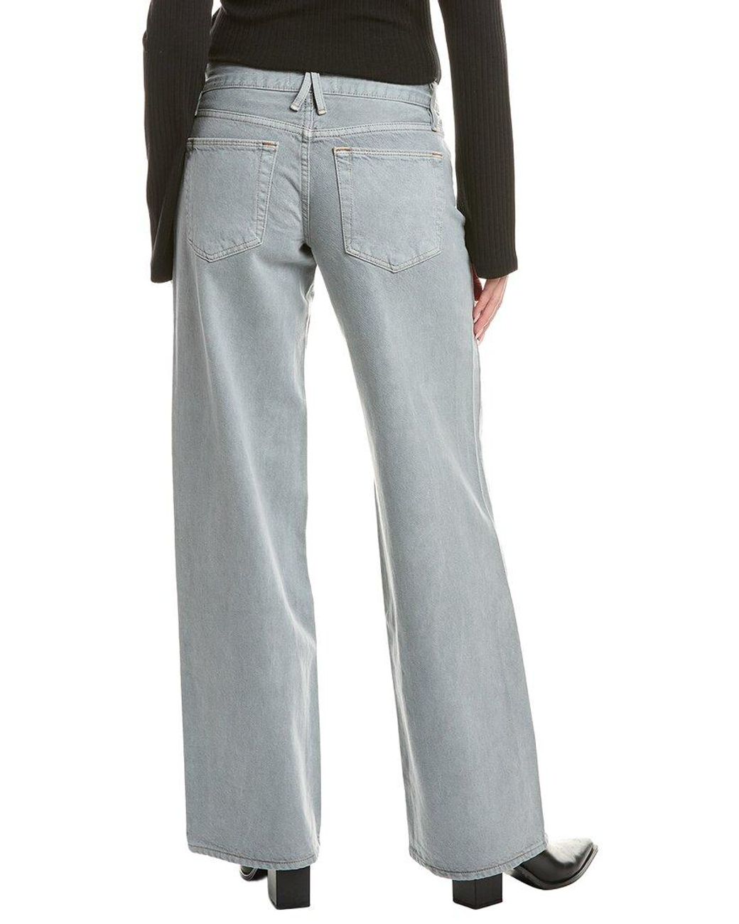 SLVRLAKE Denim Gray Denim Lexi Wide Leg Jean