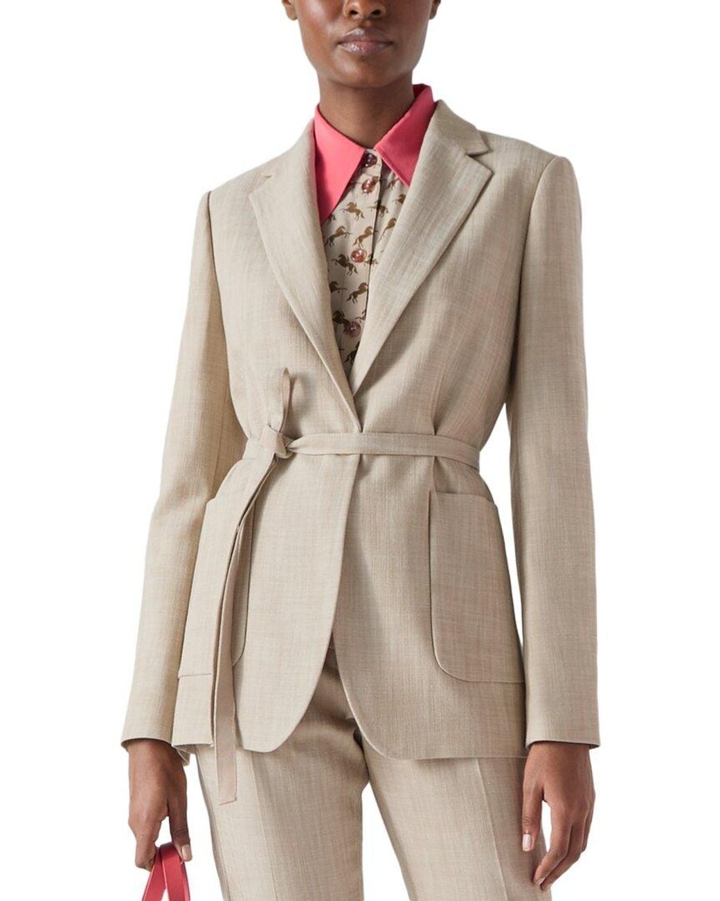 L.K.Bennett Natural Amelia Jacket