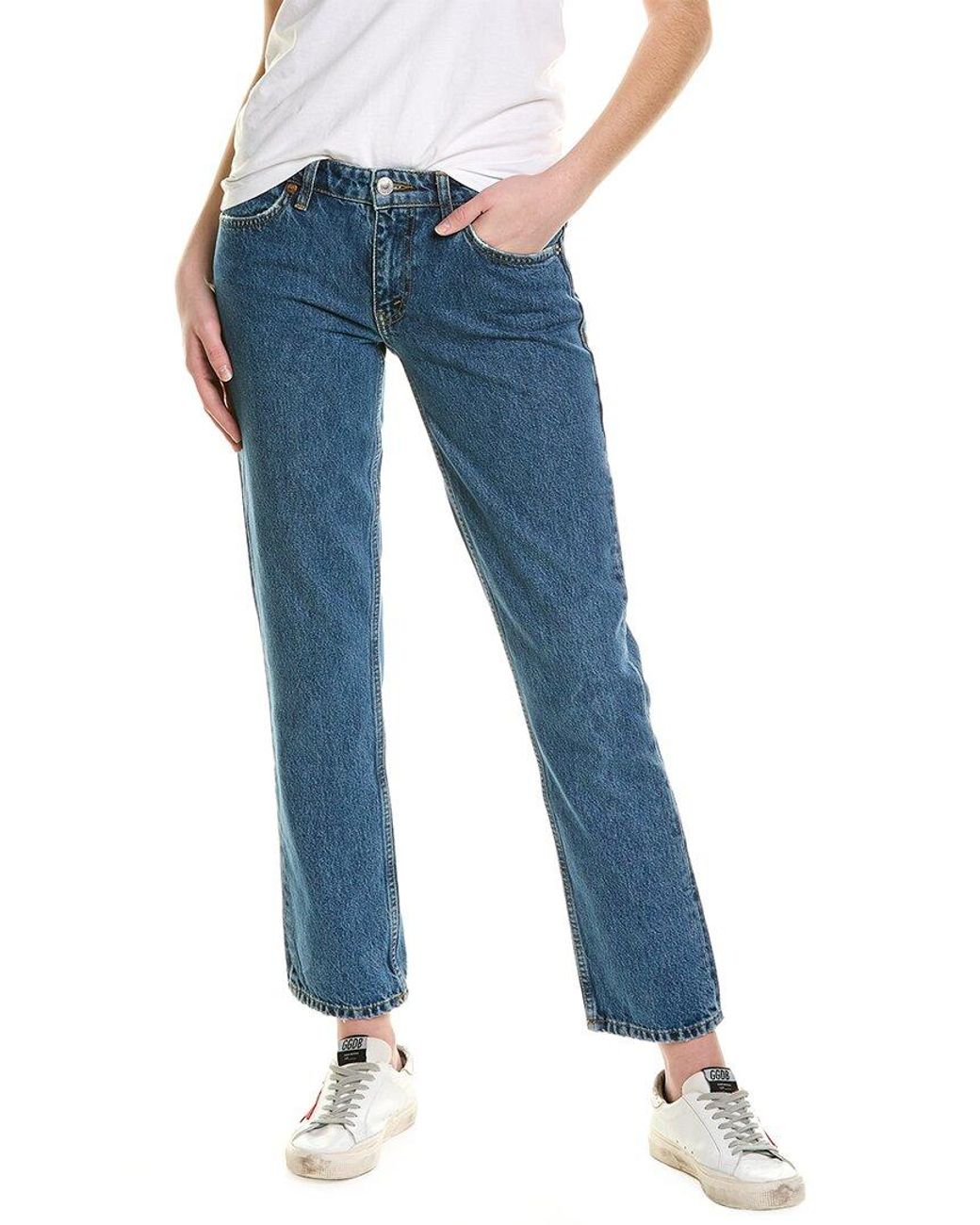 RE/DONE 70's Blue Mere Low-rise Straight Jean | Lyst Australia