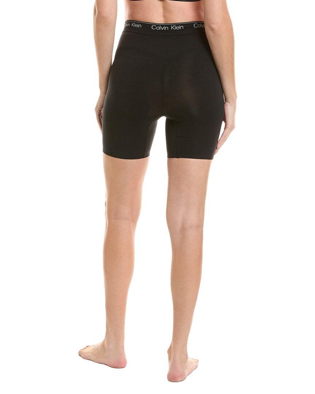 Calvin Klein Black Icon Shapewear Mid Thigh Short