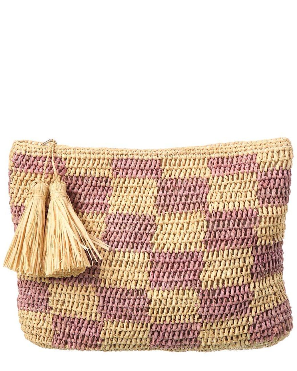 Mar Y Sol Pink Reese Clutch