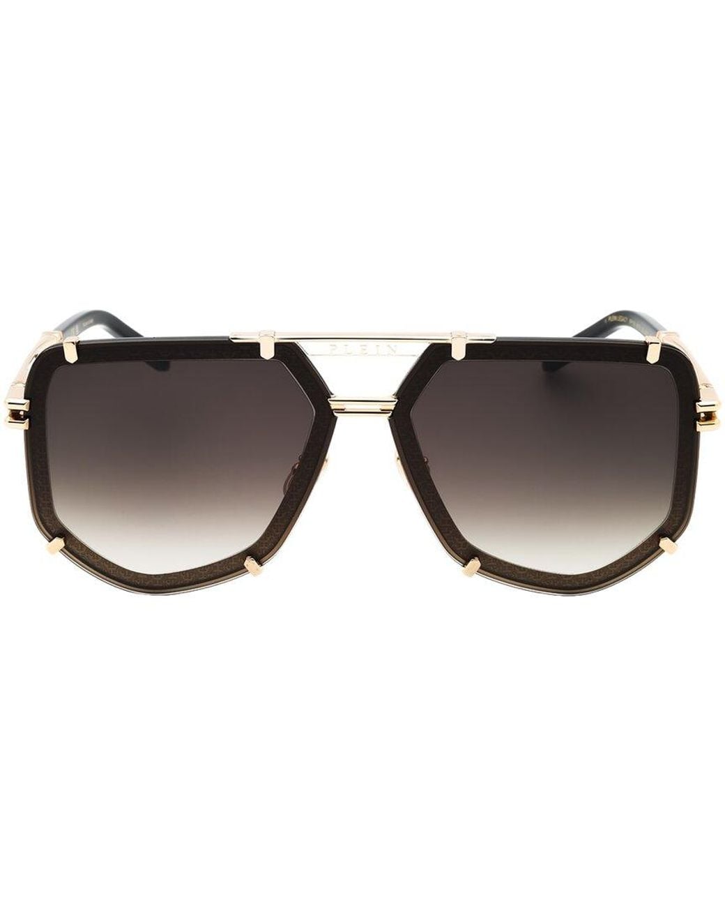 Philipp Plein Black Spp132 66Mm Sunglasses
