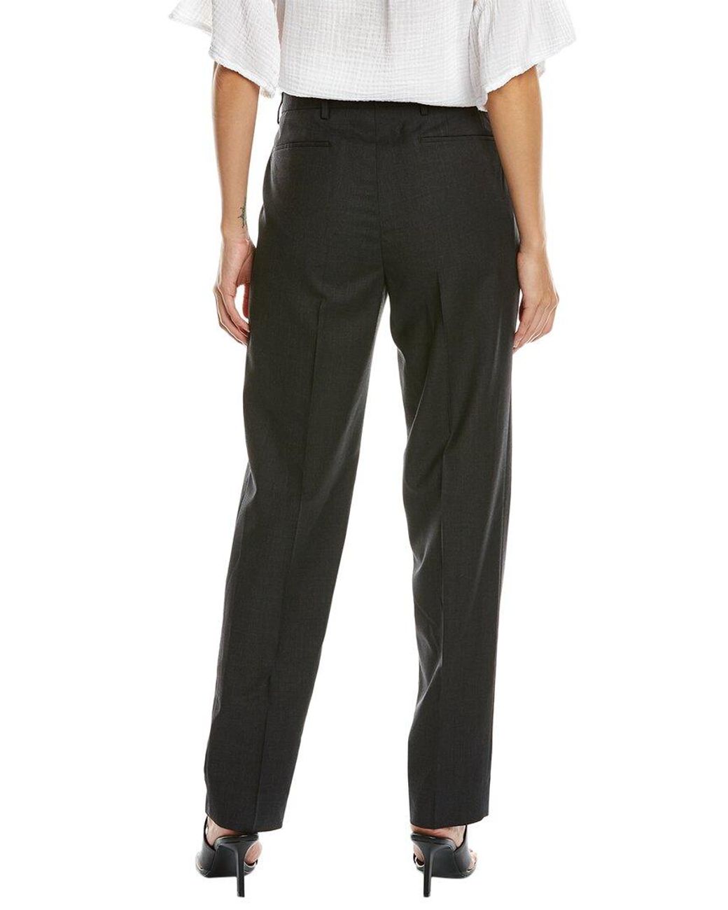 IRO Black Mitch Slim Wool-Blend Trouser