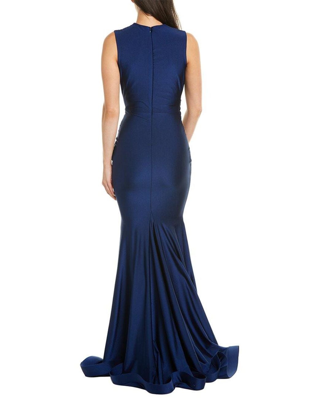 Issue New York Blue Cocktail Gown