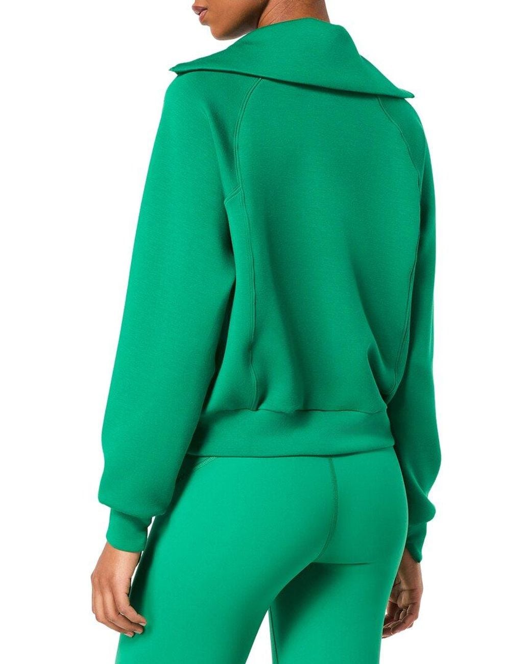 Spanx Green Half Zip