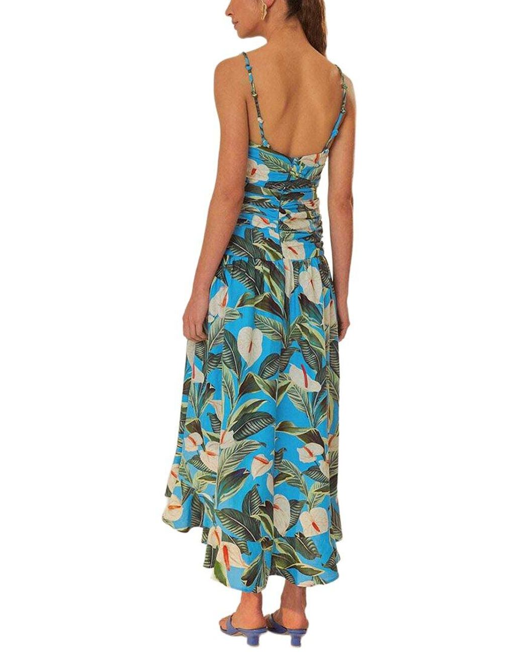 Farm Rio Blue Maxi Dress