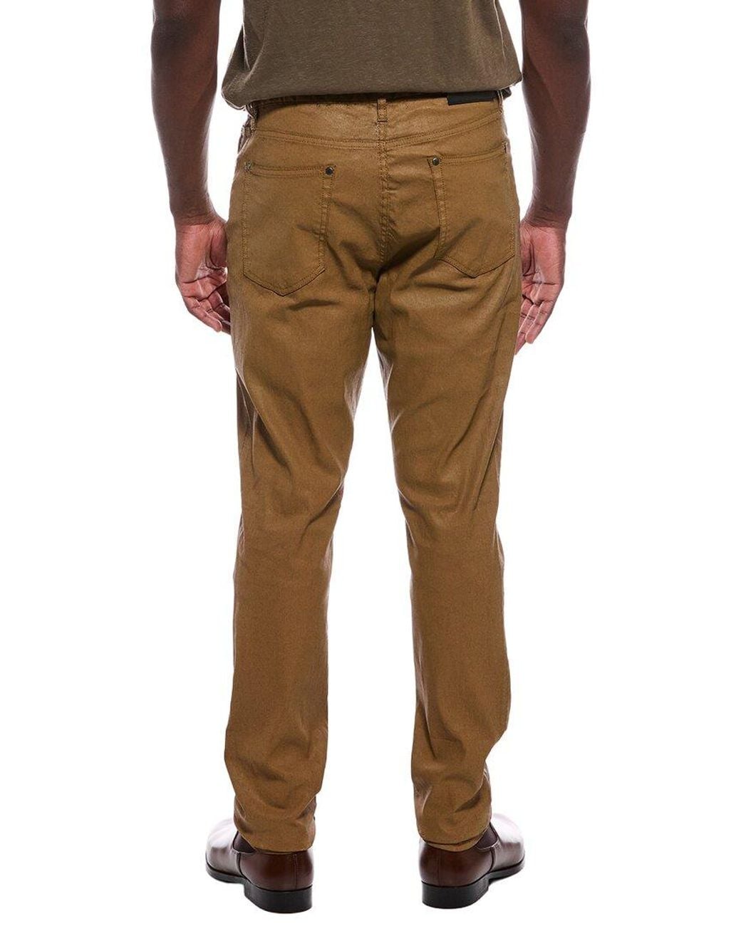 John Varvatos Brown Tapered Fit Trouser for men
