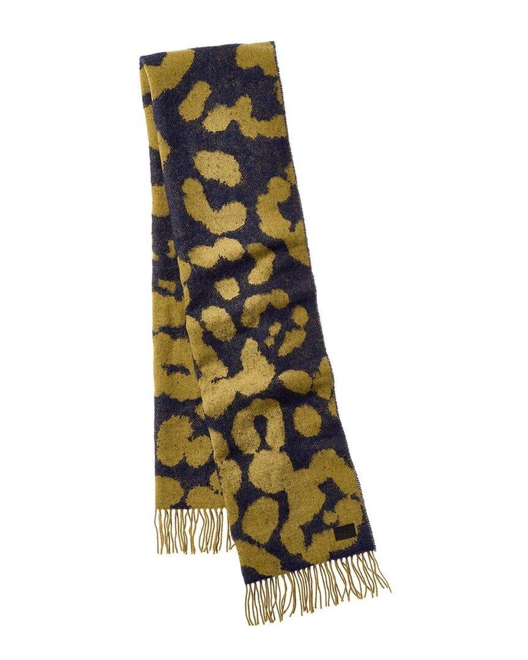 Rag & Bone Green Piper Wool-Blend Scarf