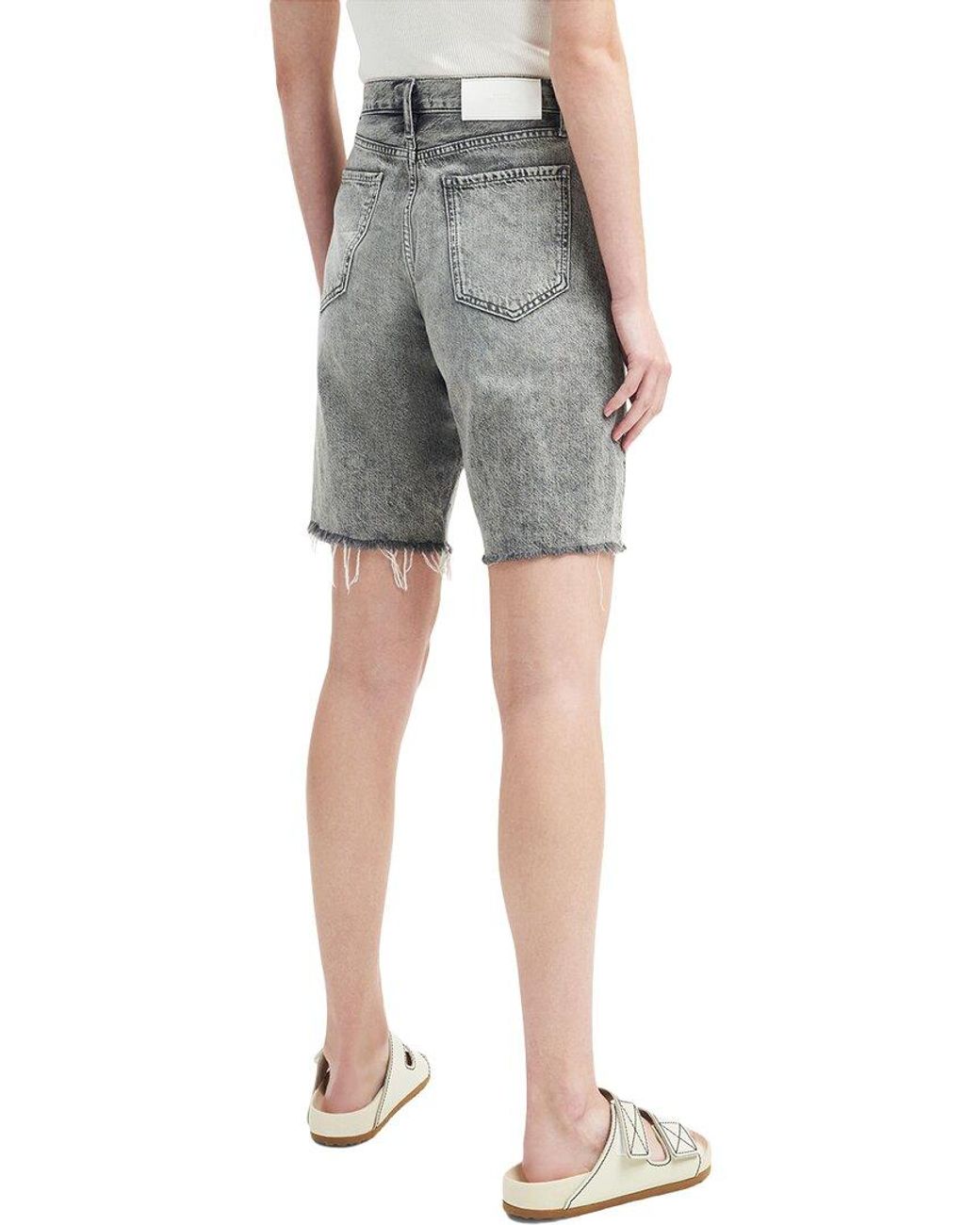 7 For All Mankind Gray Easy James Fern Short