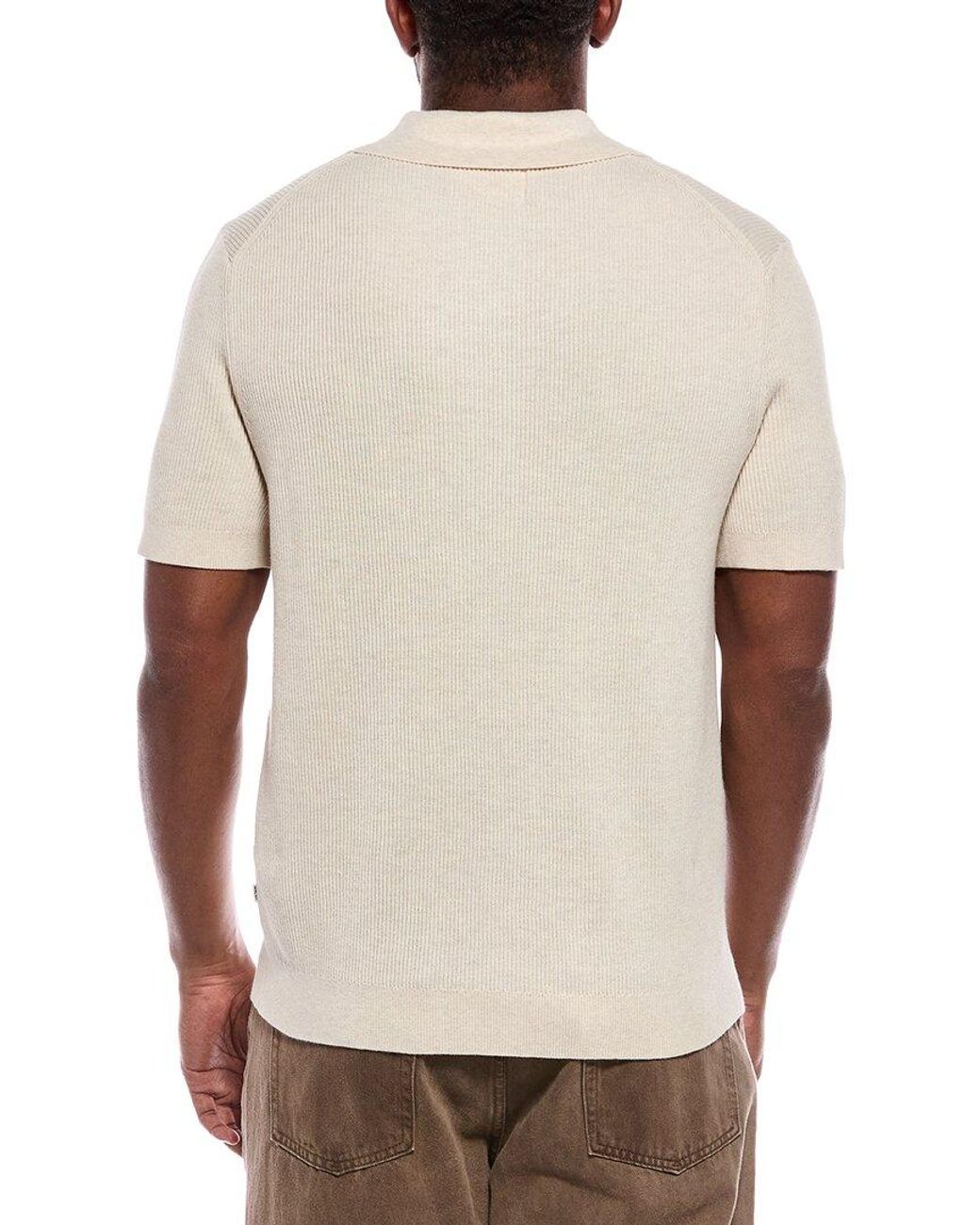 NN07 White Polo Shirt for men