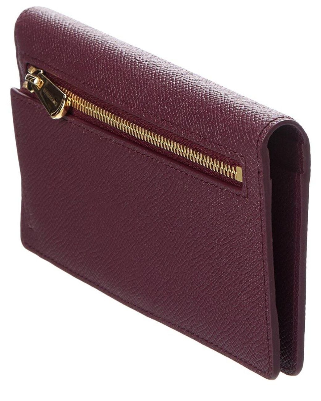 Ferragamo Purple Gancini Leather Continental Wallet