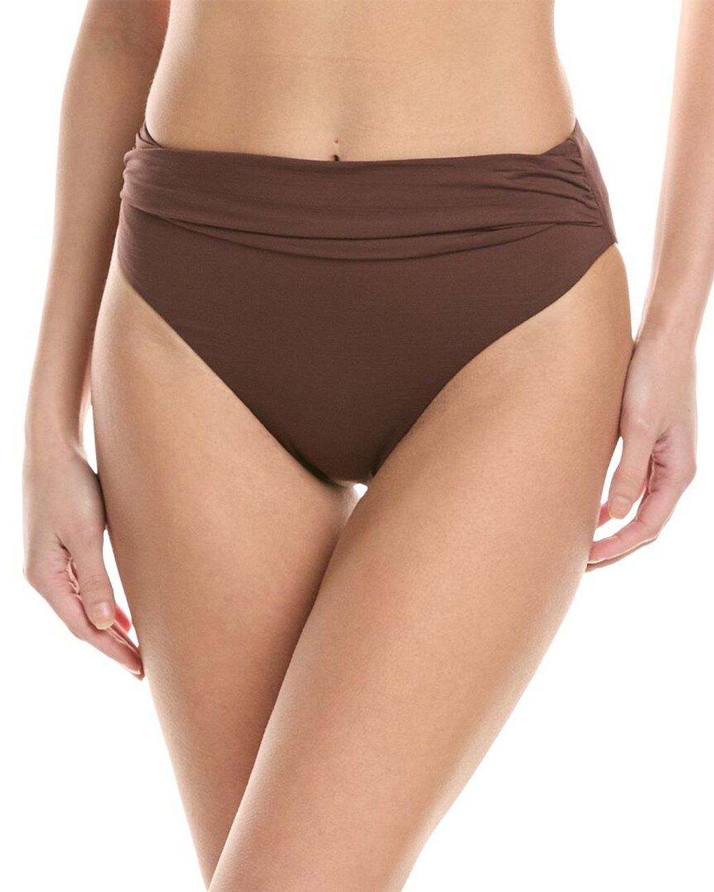 Helen Jon Brown Shirred Bottom