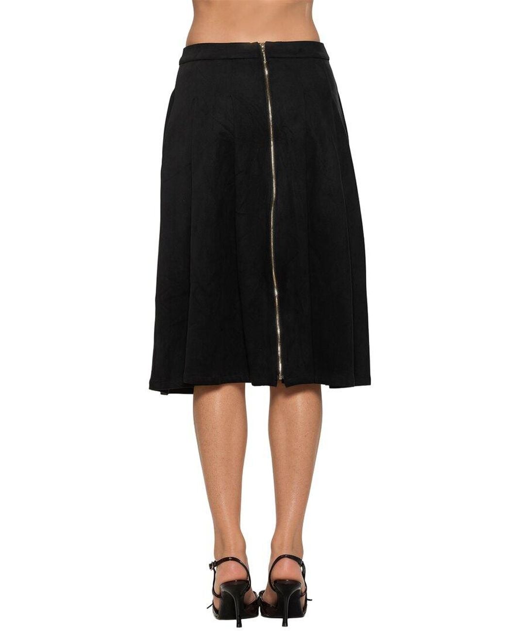 Alexia Admor Black Margot A-line Skirt