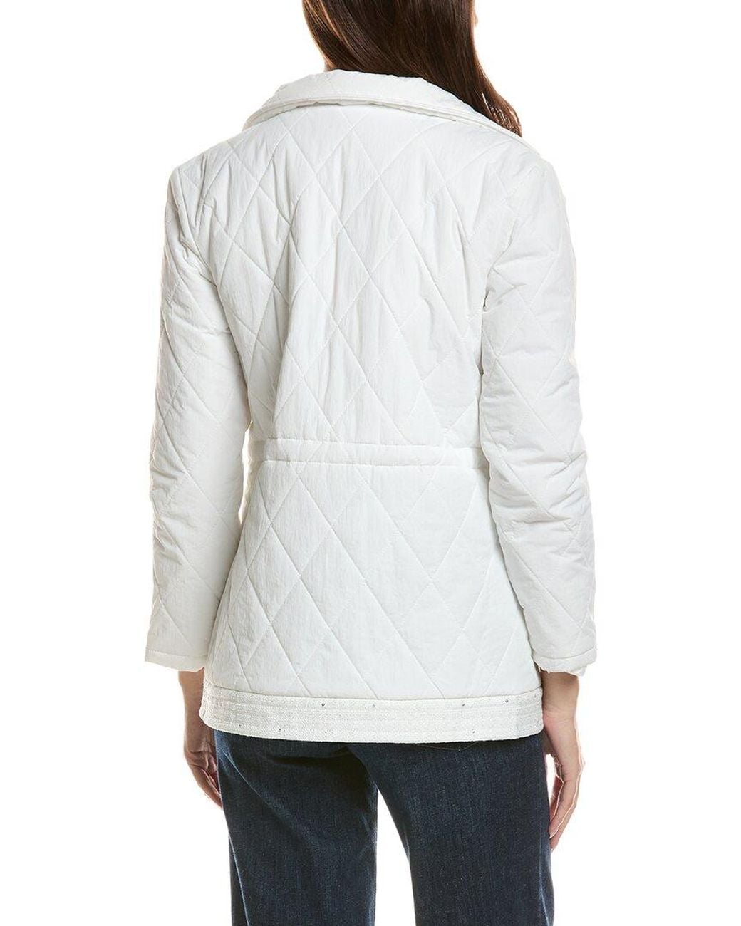 Pascale La Mode Gray Quilted Short Jacket