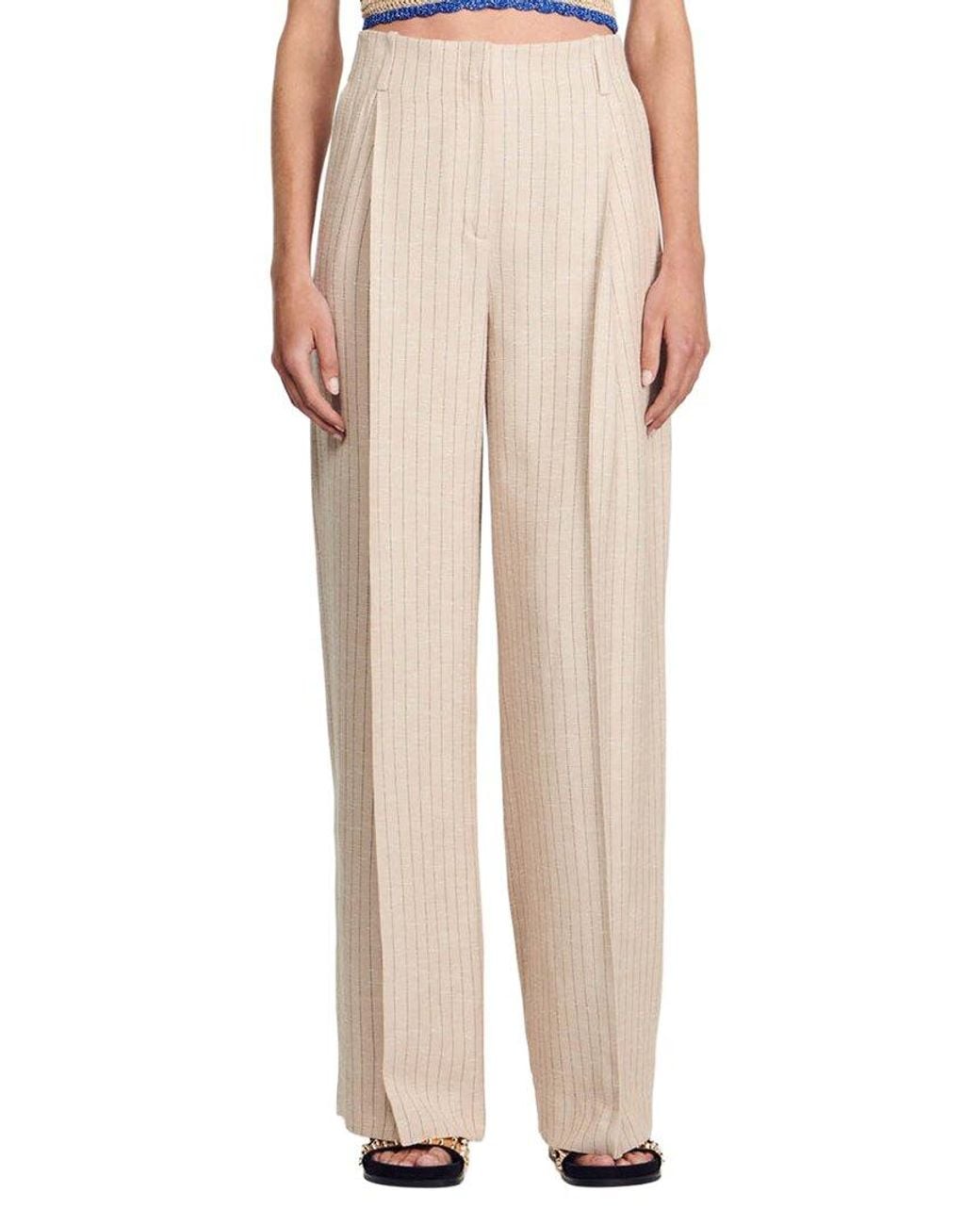 Sandro Natural Ronyte Pant