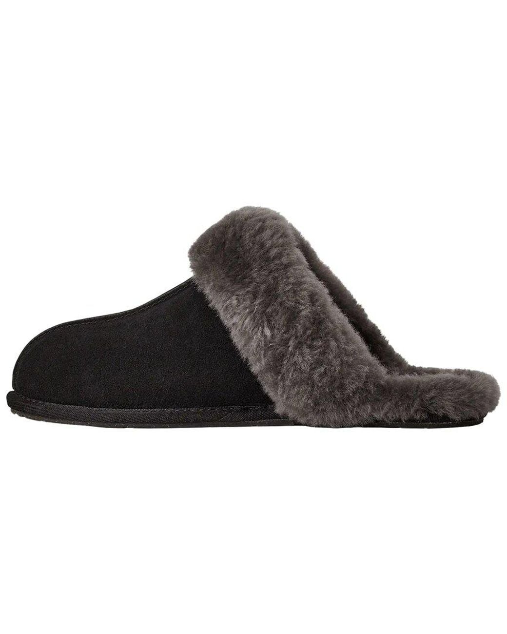 Ugg Black Scuffette Ii Suede Slipper