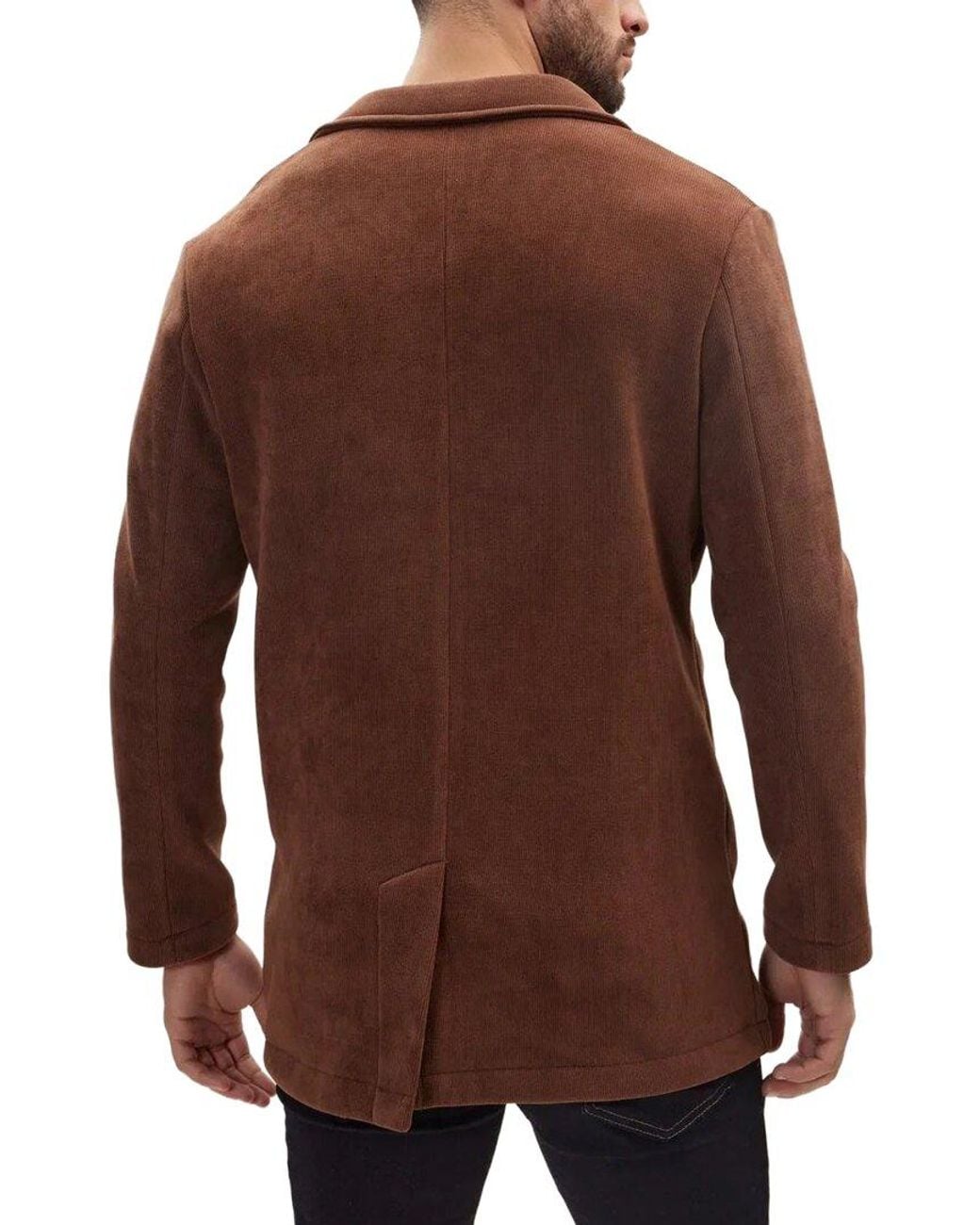 Ron Tomson Brown Chore Coat for men