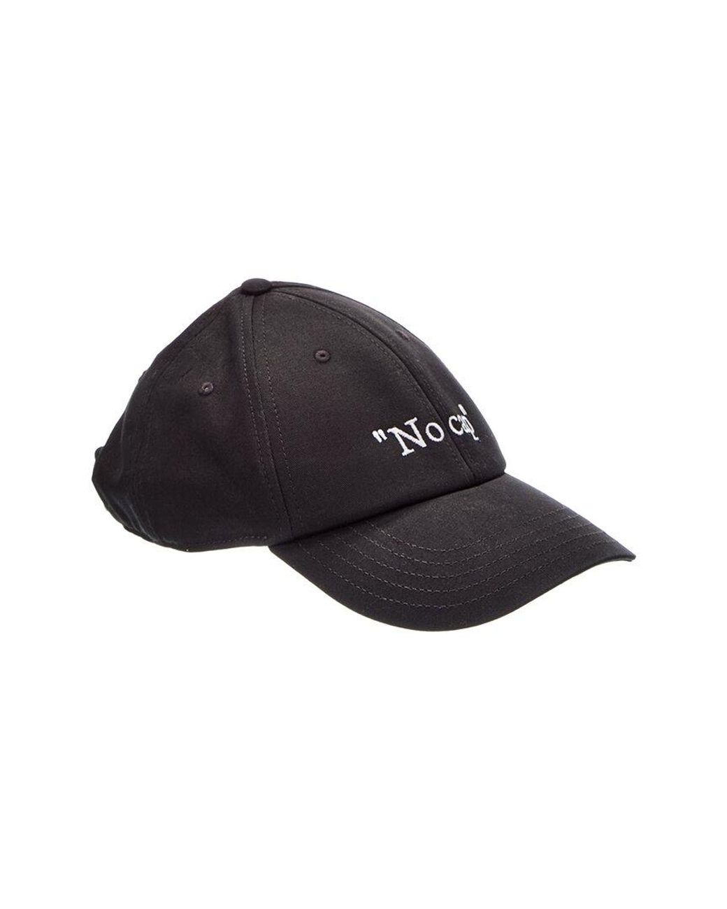 Off-White c/o Virgil Abloh Black Logo Baseball Cap