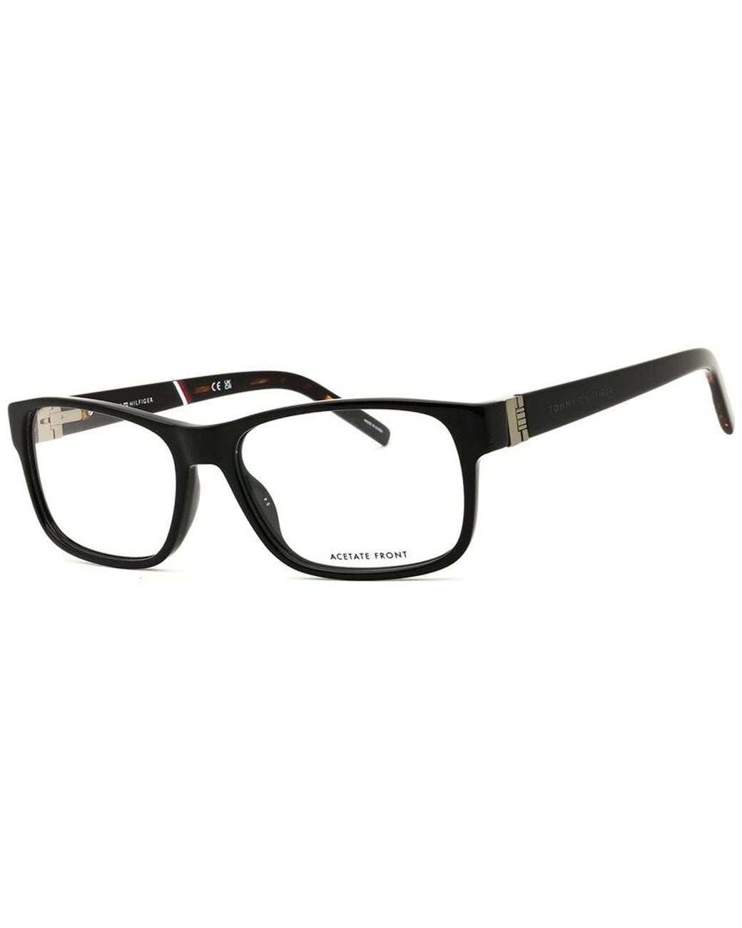 Tommy Hilfiger Black 57Mm Optical Frames for men