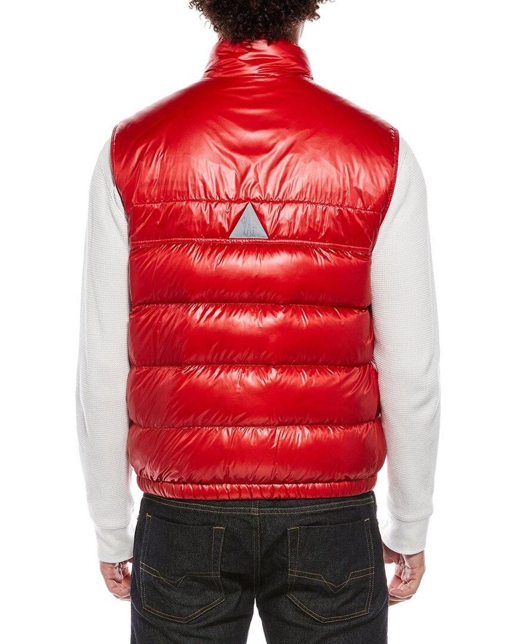 Moncler Red Grenoble Uychi Packable Down Vest for men