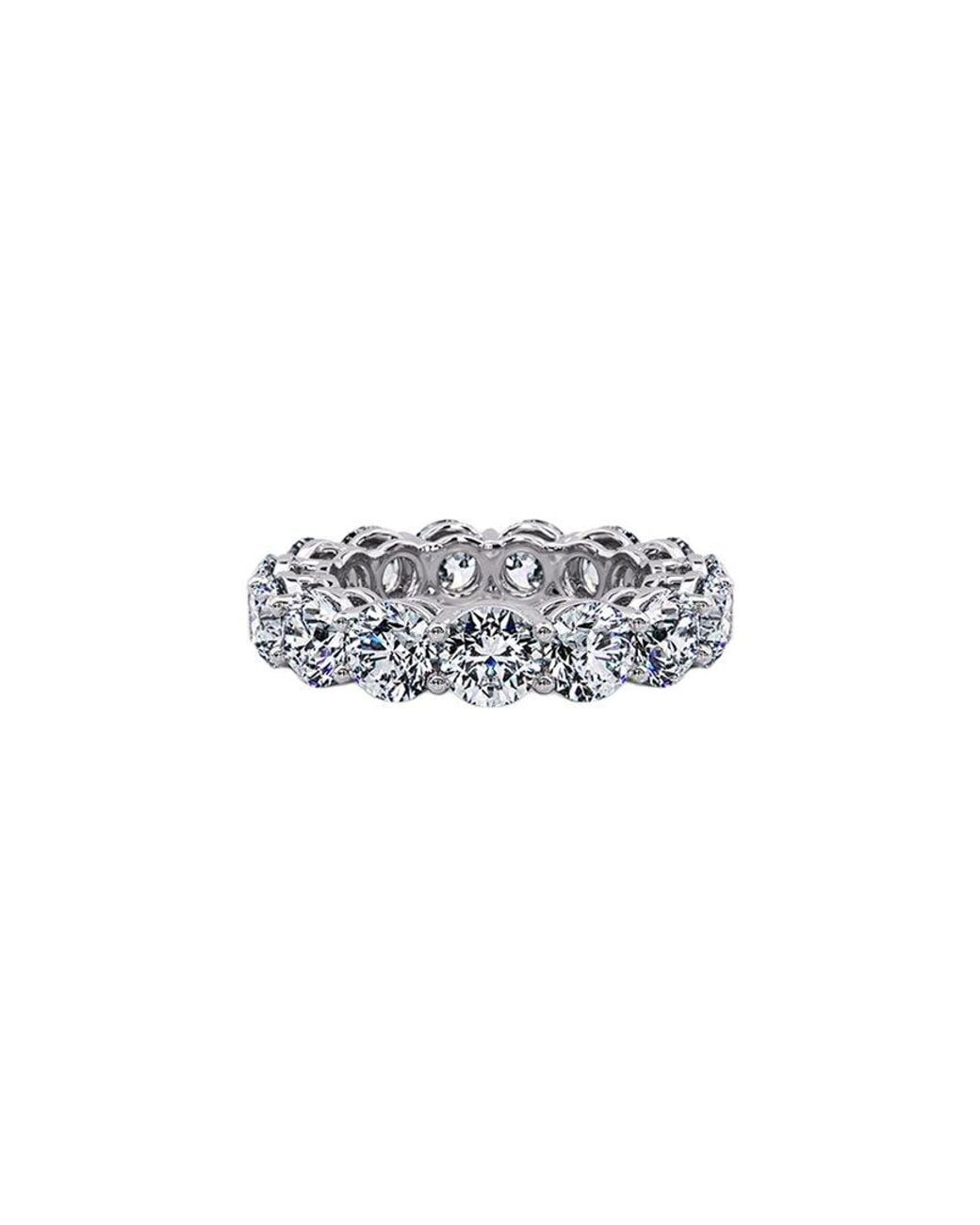 Lab Grown Diamonds White 14K 8.20 Ct. Tw. Lab-Grown Diamond Eternity Ring