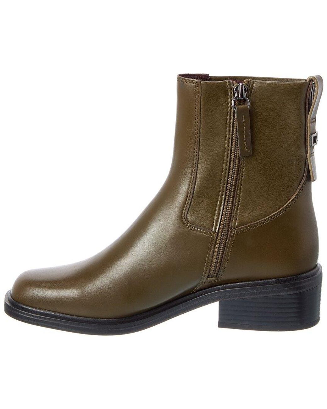 Franco Sarto Brown L-Gracely Leather Bootie