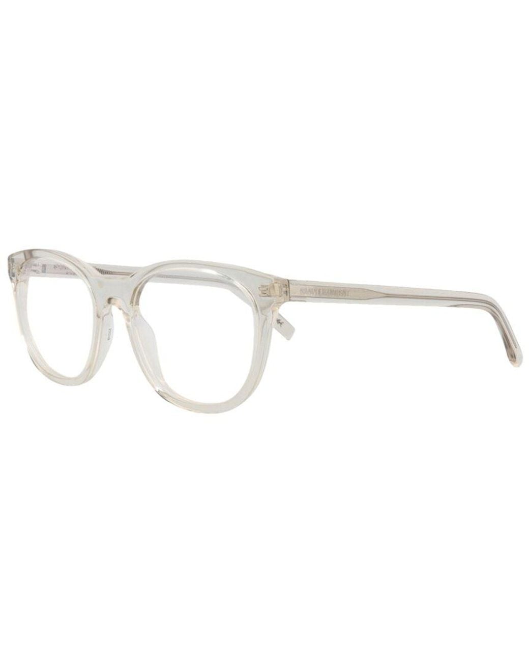 Saint Laurent White 53Mm Optical Frames