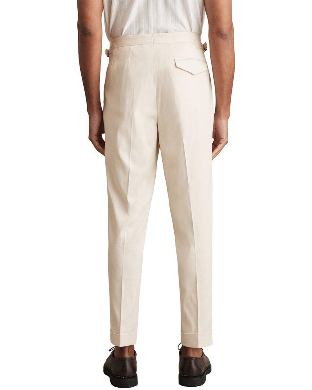 Reiss Natural Cantwell Side Adjuster Ta Trouser for men