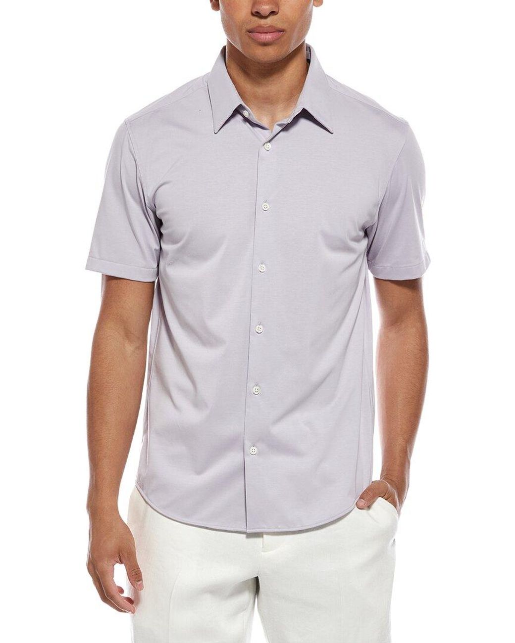 Theory White Irving Shirt for men