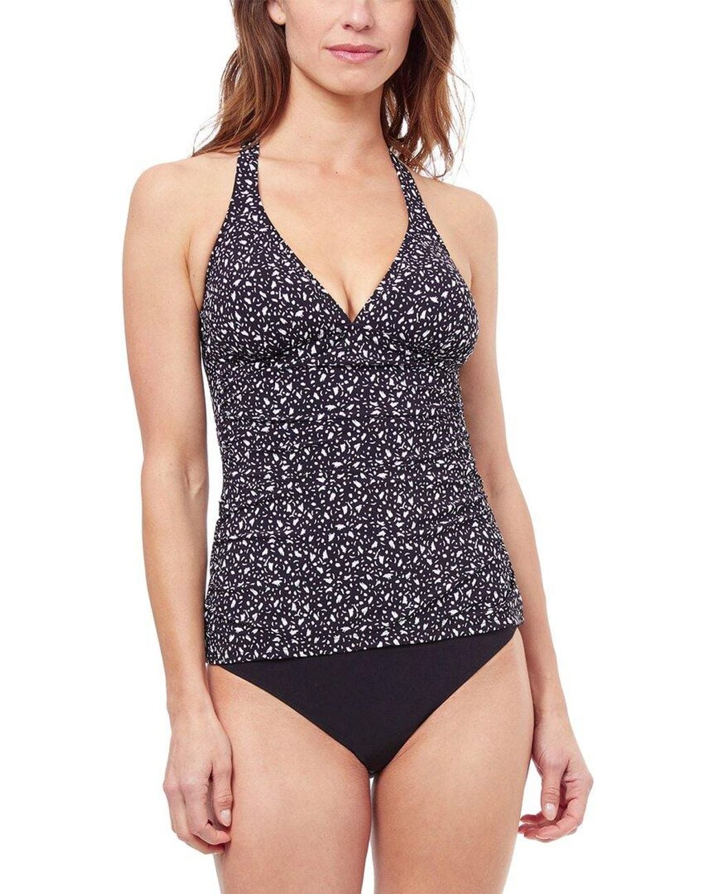 Gottex Blue Bash Halter Tankini Top