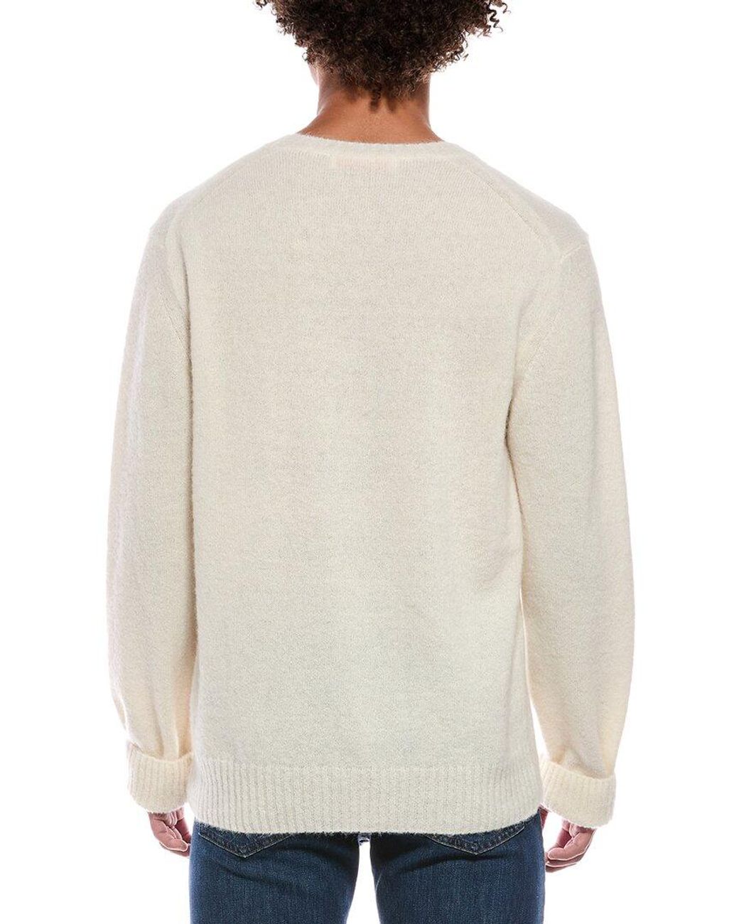 Orlebar Brown Natural Lorca Alpaca & Wool-blend Crewneck Sweater for men