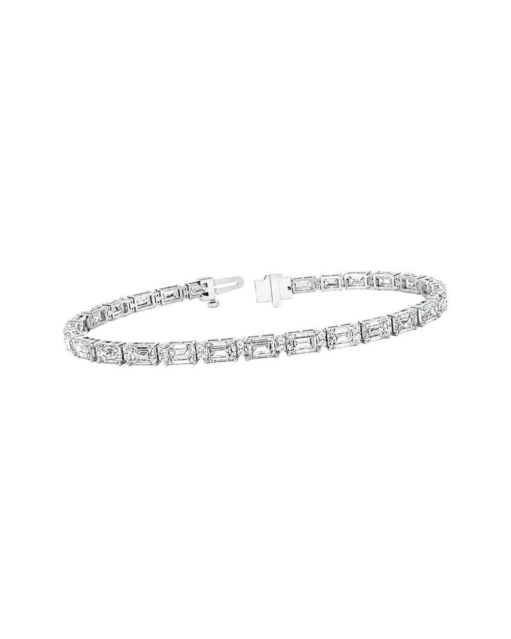Lab Grown Diamonds White 14K 9.96 Ct. Tw. Lab-Grown Diamond Tennis Bracelet