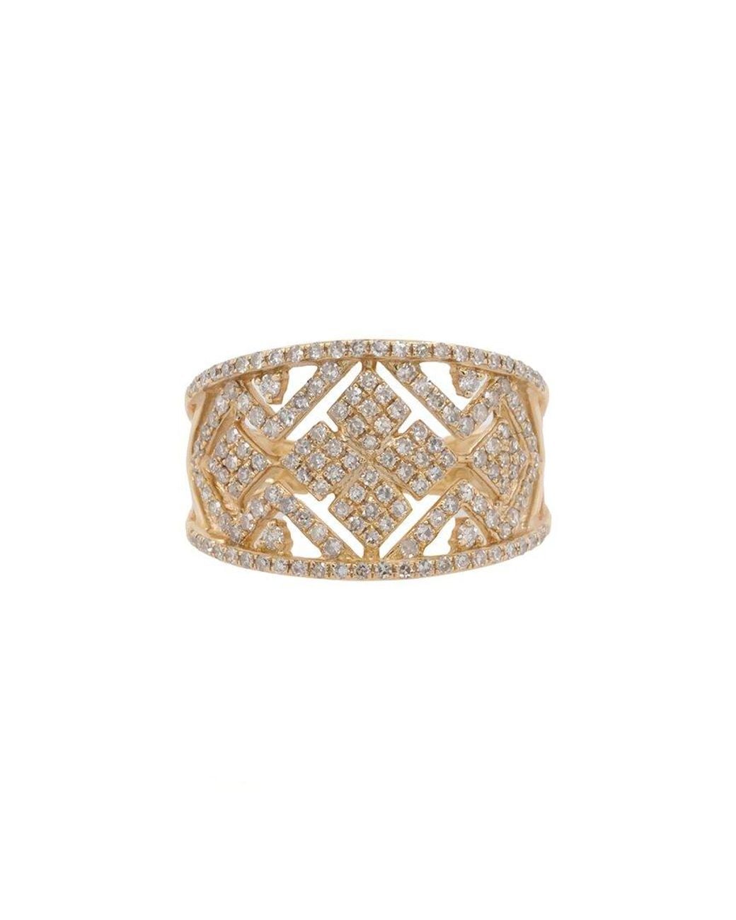 Diana M White Fine Jewelry 14k 0.70 Ct. Tw. Diamond Half-eternity Ring
