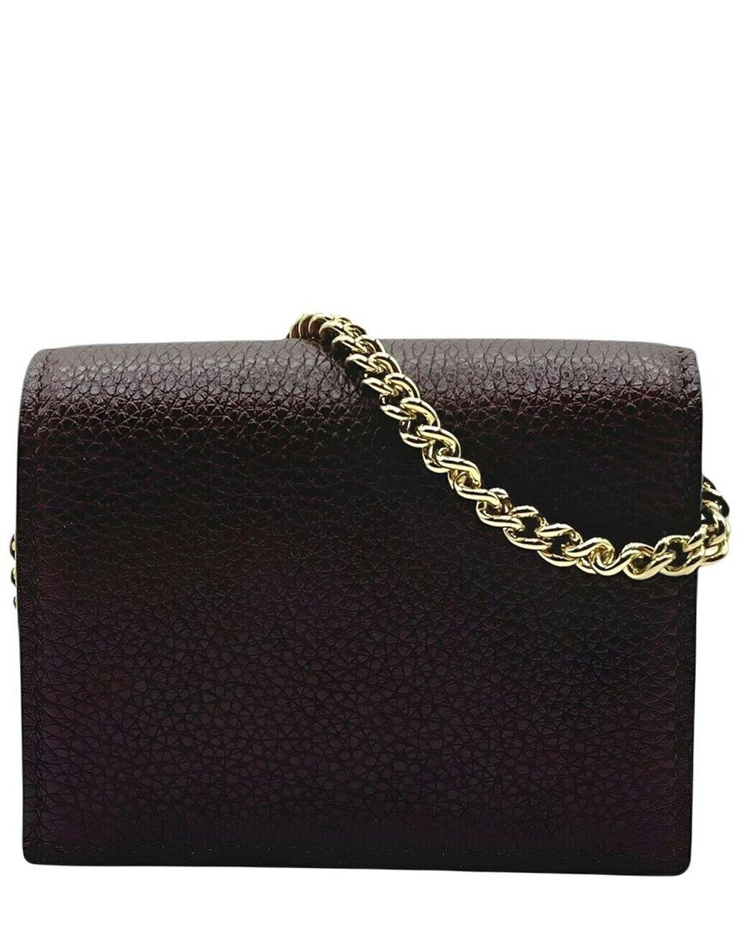 Gucci Purple Leather Bifold Wallet