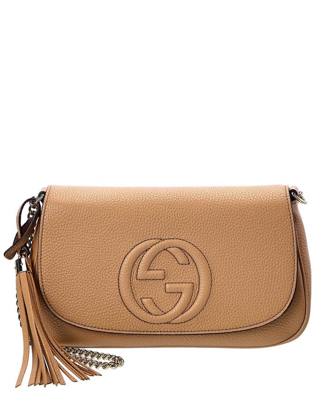 Gucci Soho Disco Leather Crossbody in Brown | Lyst