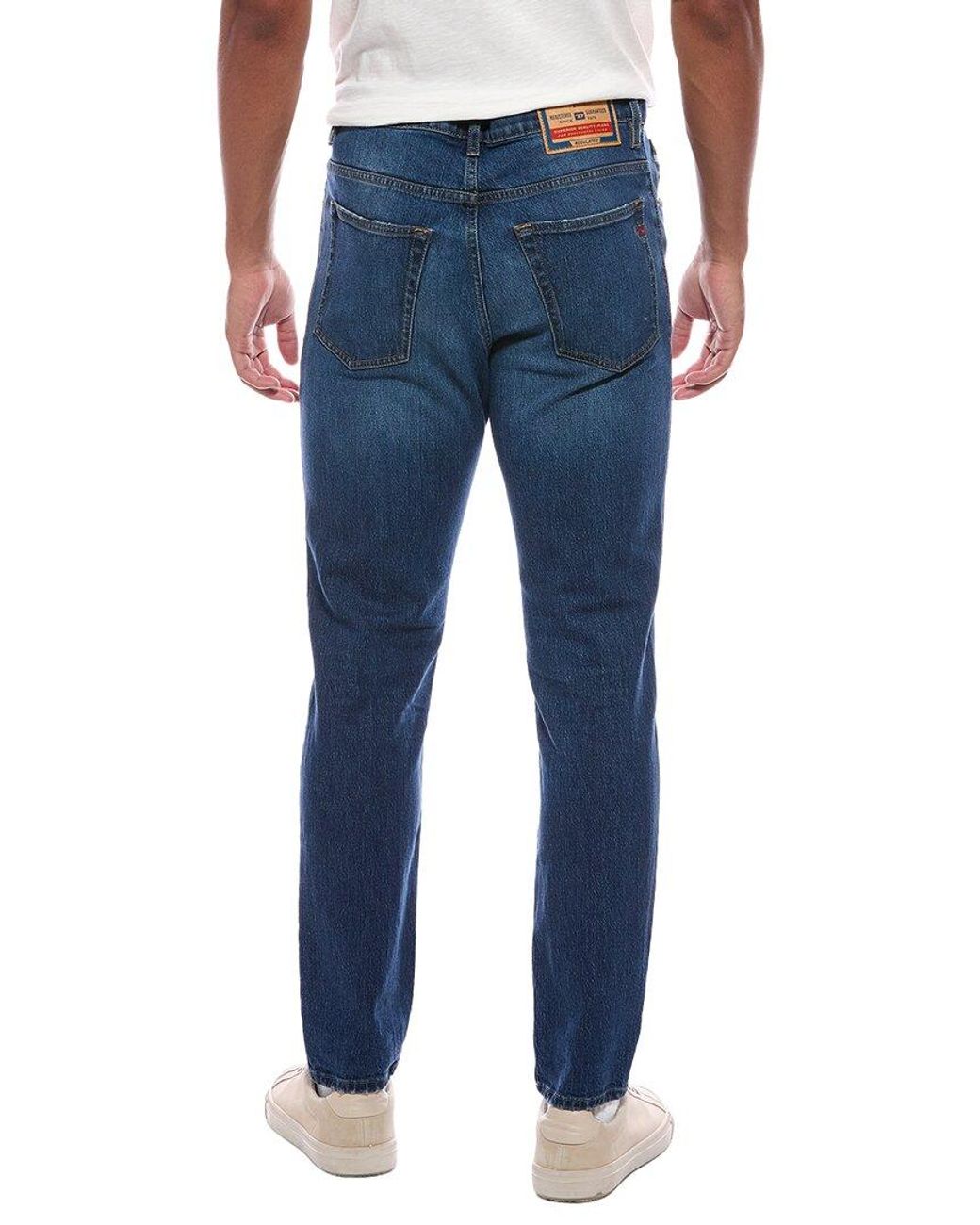 DIESEL Blue Medium Wash Straight Jean for men