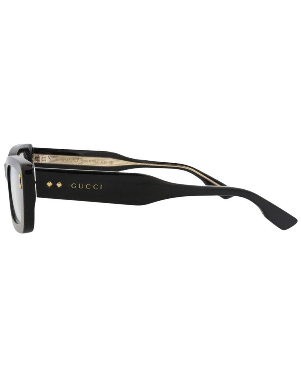 Gucci Black Montblanc 52Mm Optical Frames