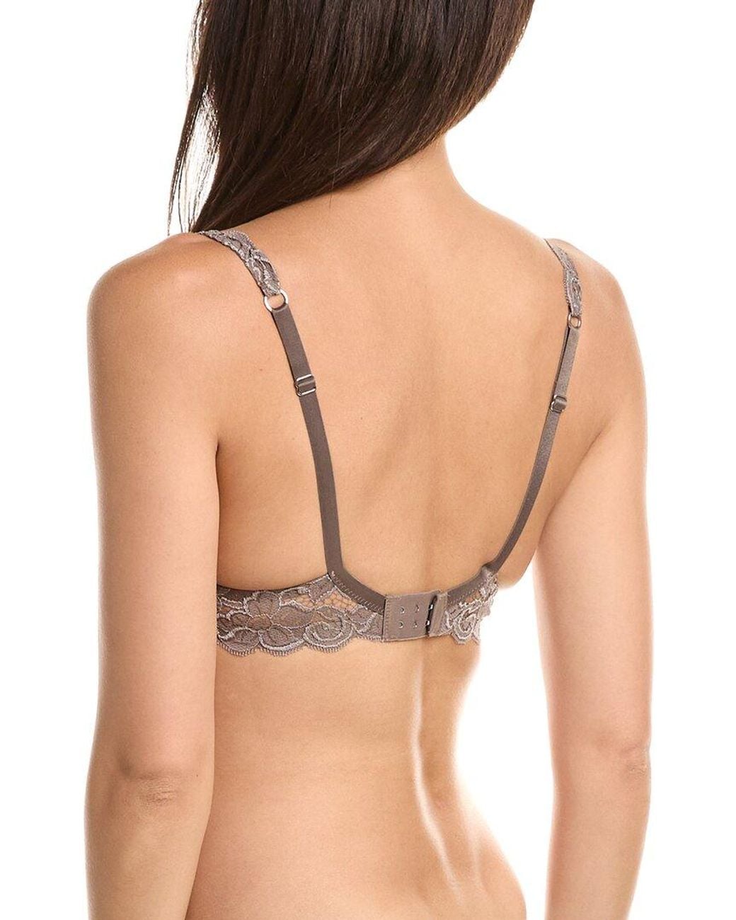 Hanro Gray Luxury Moments Underwire Bra