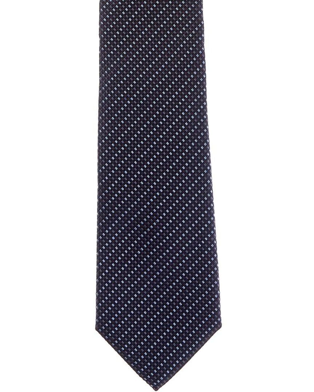 Canali Blue Squares Silk Tie for men