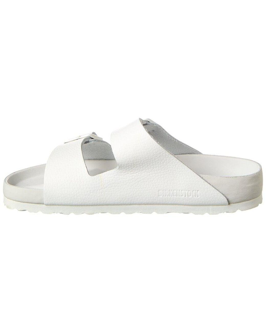 Birkenstock White Arizona Bs Leather Sandal