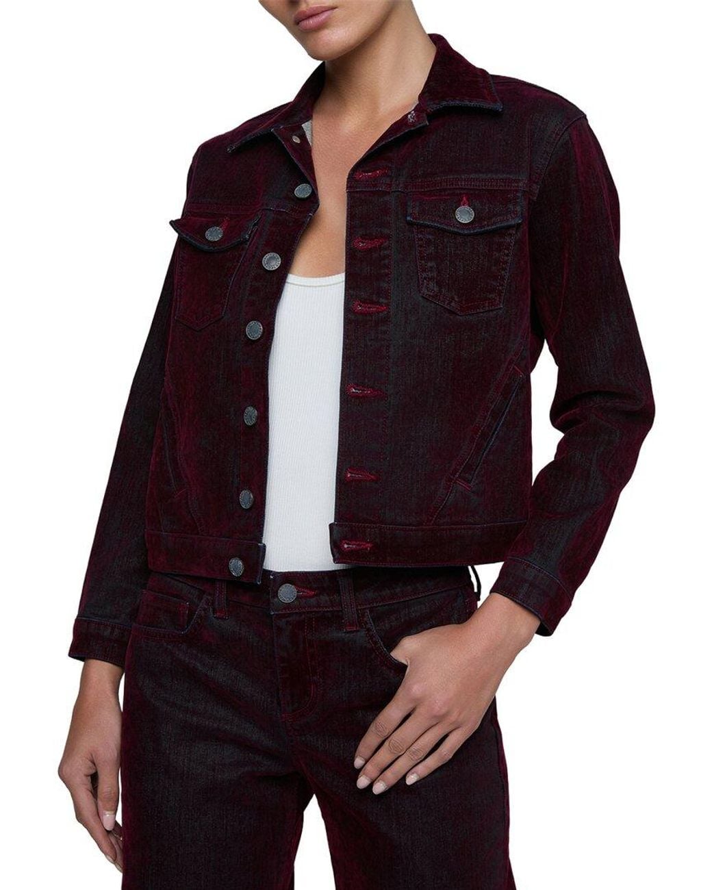 L'Agence Purple Maven Slim Jacket